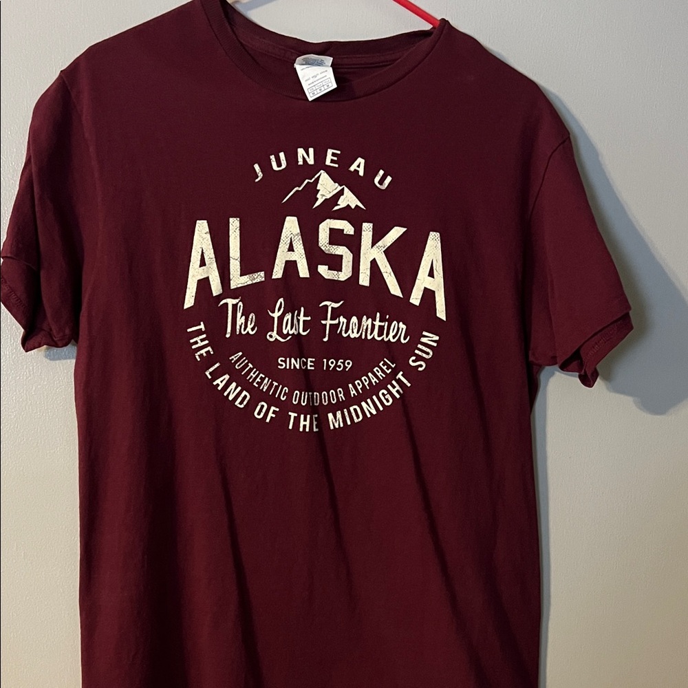 Alaska Graphic Maroon T-Shirt